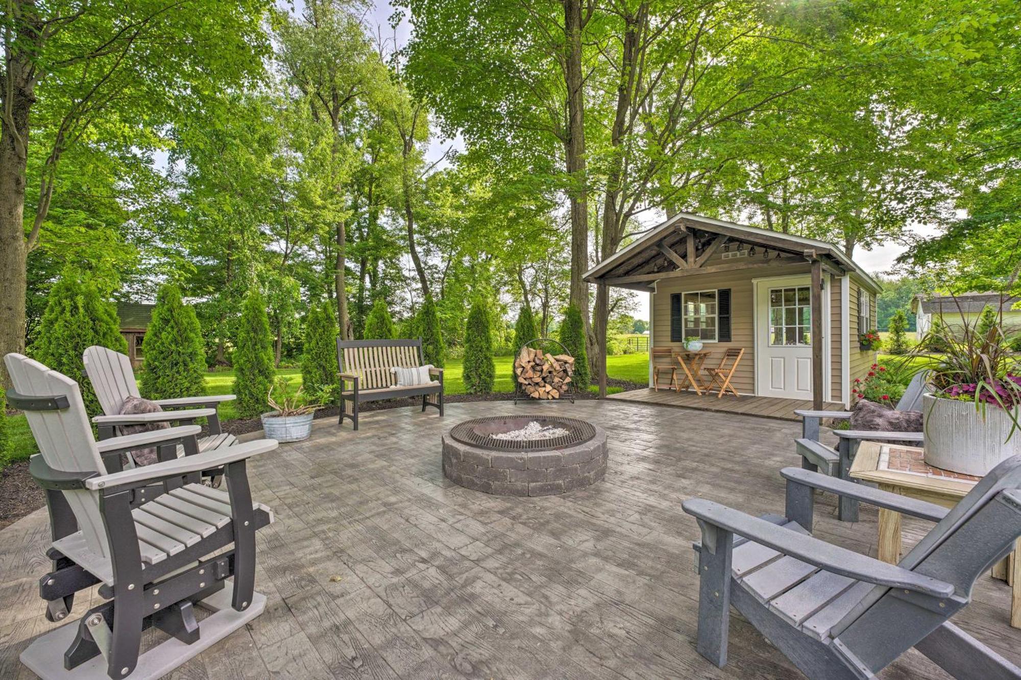 Shipshewana Guest House With Fire Pit! Exterior foto